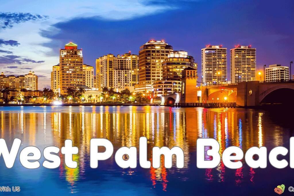Luxe & Cozy 3Beds,2Rooms,Ev Gym Near Beaches&Downtown Wpb ウェストパームビーチ エクステリア 写真